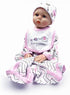 Reborn Baby Girl Doll Clothes 22 inch Newborn Outfits Accesories Elephant 5 Piece Set for 20-22 inch Reborn Doll Matching Clothing...