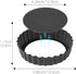 Mini Tart Pans Removable Bottom Pie Pans Mini Quiche Pans for Baking Tartlet Tart Mold 5 Inch Carbon Steel Reusable Baking Tools Black Round Set o...