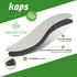 6 Pair Pack Anti Odour Shoe Insoles Set with Odor Eating Charcoal, Shoe Inserts, Kaps Odour Stop...