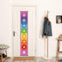 Funnytree 12"x71" Large Yoga Tapestry Meditation Studio Room 7 Chakra Mandala Hanging Banner Wall Poster Door Decor Porch Sign Indoor Outdoor Dura...