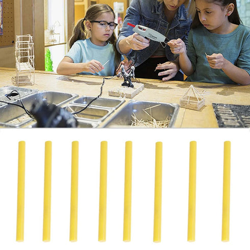 EXCEART 20pcs Hot Glue Sticks Mini Glue Sticks Colored Hot Glue Sticks for Arts Crafts (Yellow)...