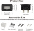 Jayron HM055AD(AC/DC 5V to 277V) Digital LCD Hour Meter Accumulate Data for Garden Lawn Mower ZTR Tractor Generator Golf cart Club Car Wash Boat A...