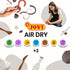 Jovi Air-Dry Modeling Clay; 8.8 oz. White, non-staining, perfect for Arts and Crafts Projects...