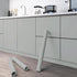 Dimoon 78.7"x15.7" Skin Wallpaper Thicken Light Grey Stick and Peel Wallpaper Removable Wallpaper White Waterproof Gray Contact Paper Pure Grey Wa...