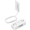 TROND Travel Power Strip with USB Ports, 5ft Flat Plug Extension Cord with Multiple Outlets, Small Wall Mount Extender Adapter for Office Dorm Roo...