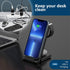 MMOBIEL Wireless Charger Compatible with iPhone, Apple Watch and AirPods - Foldable 3-in-1 Wireless Charging Station Compatible with Qi Magsafe Ch...