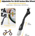 Cyfie Bike Kickstand for Kids Bike 18 20 22 inch Wheel, Center Mount Bicycle Kick Stand, Adjustable Child Kickstands for 18" 20" 22" Adult Mountai...