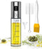Oil Sprayer for Cooking, Olive Oil Spray Bottle for Kitchen 100ml Glass Olive Oil Sprayer Mister Oil Vinegar Spritzer Sprayer Glass Bottles for Co...