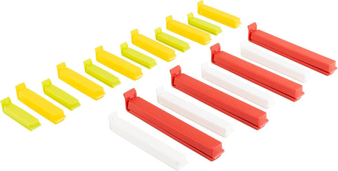 Linden Sweden Twixit Bag Clips - Set of 20 - Keep Food Fresh, Prevent Spillage - Great for Storage and Organization - Microwave, Freezer and Dishw...