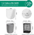 JOYEUX Small Trash Bags 1.2 Gallon, 90 Count Mini Garbage Bags for Bathroom Home Office Trash Can Liners, fit 4.5-5 Liter, 1-1.5 Gal, Clear...