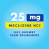 Bonine Non-Drowsy Motion Sickness Relief - Chewable Tablets with Meclizine HCL 25mg - Non Drowsy Medicine for Nausea or Motion Sickness - Cruise E...
