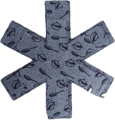 Hemoton 3pcs Pot and Pan Protectors Anti-scratch Protective Anti-slip Pads Separators Dividers for Cookware Non-stick Pans Kitchenware...