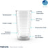 Tervis Made in USA Double Walled Fiesta Insulated Tumbler Cup Keeps Drinks Cold & Hot, 16oz - 2pk, Poppy Dots...