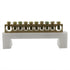 Terminal Block Connector Bar CHENJIN 10 Positions Single Row High Bridge Design Electric Barrier Bar, Terminal Bus Bar...