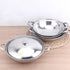 UPKOCH Stainless Steel Hot Pot Pan: 22cm Metal Shabu Shabu Hot Pot Stir Fry Pan Non Stick Hot Pot with Lid and Handle for Kitchen Cooking...