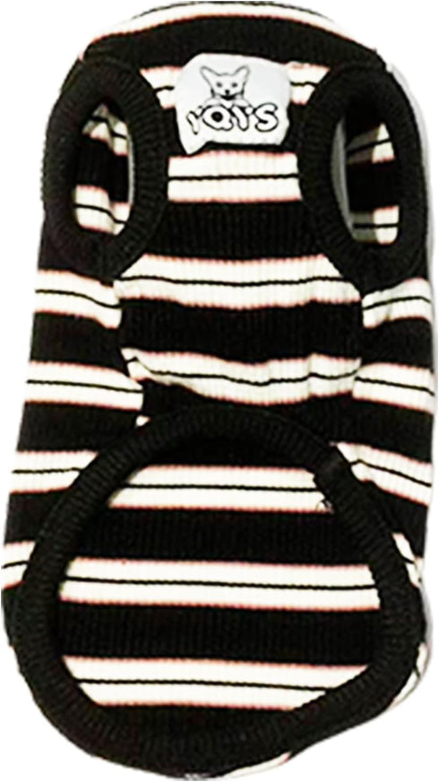 YQYS Dog Shirts Multi-color Striped Cotton Vest for Small Dogs and Cats Puppy Clothes Teacup Dog Clothing Tank Top for Chihuahua Miniature Pinsche...