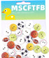 100 Pieces 3/4inch Ball Sports Painting Round Wood Buttons Football Baseball Soccer Volleyball Tennis 2 Holes Sewing Wooden Flatback Buttons for K...