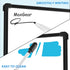 MaxGear Double-Sided Dry Erase Board, 14"x11" Mini Hanging Whiteboard, Small White Board with a Black Dry Erase Marker, Portable for Students - Pl...
