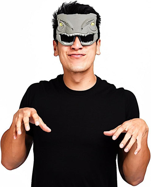 Sun-Staches Jurassic World Blue Raptor Costume Sunglasses | Dinosaur Party Favors | UV400 | One Size Fits Most...