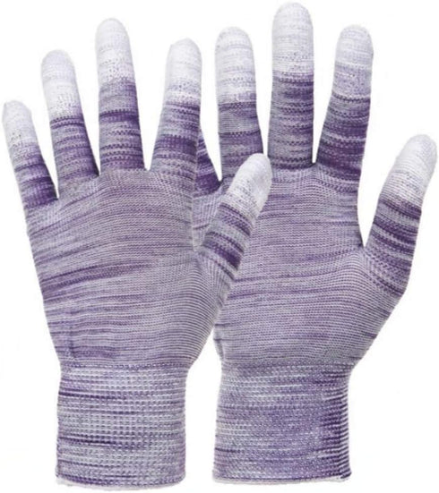 2Pairs Quilting Gloves Quilting Grip Gloves for Free Motion Sewing Lightweight and Form-Fitting Nylon-Knit Support Gloves for Quilters(Medium)...