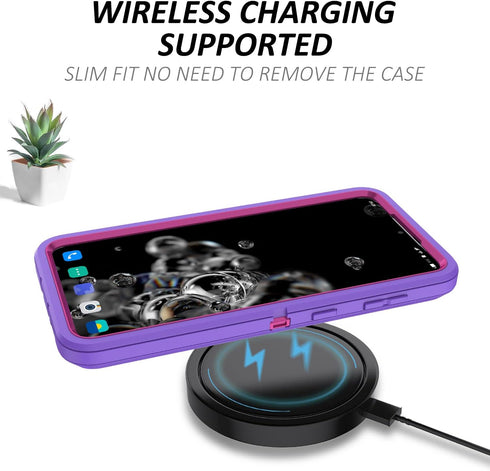 Galaxy S21 Plus Case for Samsung Galaxy S21 Plus 5G Case Military Drop Shockproof Armor Heavy Duty Rugged 3 in 1 Protection Cover for Galaxy S21 P...