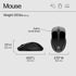 HP 250 Dual Mouse - for Computer or Laptop - Multi-OS & Device Compatibility, Dual-Mode 2.4 GHZ or Bluetooth Connectivity - Multi-Surface Technolo...