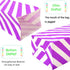 Bright Color Striped Paper Bags Rainbow Party Bags for kids’ Birthday Party Baby shower Wedding (3.5×2.3×7 in 50CT)...