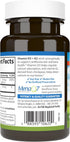 Carlson - Vitamin D3 + K2, 50 mcg (2000 IU) Vitamin D3 & 90 mcg Vitamin K2 as MK7, Bone Support, Calcium Absorption, 120 Capsules...
