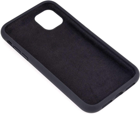 Dockem Silicone Wallet Case for iPhone 11 Pro Max (6.5"): Protective Card Case with Built-in Metal Plate for Magnetic Mounting & 2 Credit Card Hol...