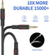 LDKCOK 3.5mm Male to Male Audio Aux Cable 10ft, AUX Cable for Beats Headphones, iPods, iPhones, iPads, Home/Car Stereos and More......