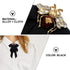 VALICLUD Black Tie Ribbon Bow Brooch Bow Brooch Bow Brouche Bow Tie Brooches for Women Girls Christmas Valentines Day New Year Broach Costume Jewe...