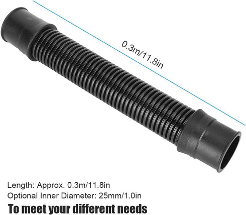 GLOGLOW Fish Corrugated Hose, Aquarium Water Hose Aquarium Bellows Pump Connection Water Supply Waterfall Pipe PVC Tubing Aquarium Hose(ID 25mm)...