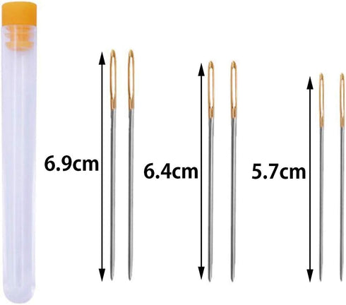 Goiio 19 Pieces Bookbinding Kit Starter Tools Set Bone Folder Paper Creaser, Waxed Thread, Awl, Large-Eye Needles for DIY Bookbinding Crafts and S...