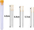Goiio 19 Pieces Bookbinding Kit Starter Tools Set Bone Folder Paper Creaser, Waxed Thread, Awl, Large-Eye Needles for DIY Bookbinding Crafts and S...