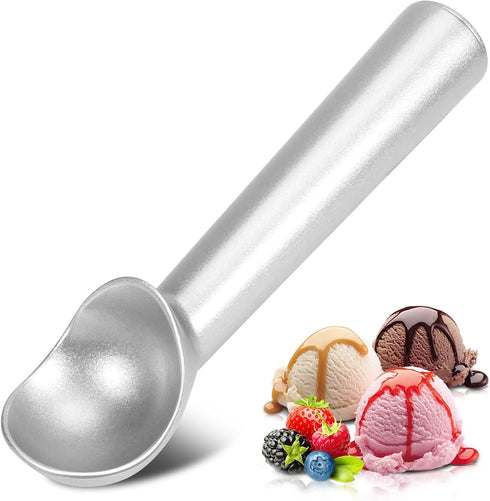 Ice Cream Scoop,7 inches Nonstick Anti-Freeze One Piece Aluminum Scooper Spoon, Heavy Duty Durable Design, Easy Clean, for Gelato, Cookie Dough, S...