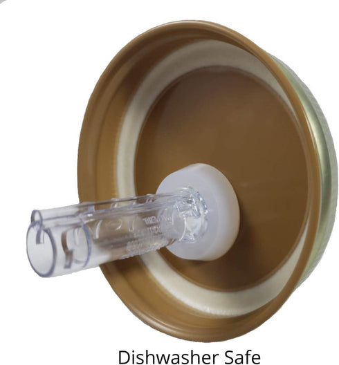 Mason Jar Pour Spouts - For Moonshine And Whiskey - Made 100% In The USA. Free Flow Mason Jar Spouts That Don't Leak - No Cracks, Just A Perfect C...