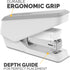 Fellowes LX840 EasyPress Office Stapler, Effortless One-Touch Small Stapler for Classroom, Home and Office, Holds Half Strip of Staples, 25 Sheet ...
