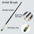 Falling in Art 9 PCS Filbert Brushes Set, Professional Nylon Paint Brushes, Long Handle Artist Brush for Watercolor, Acrylic, and Oil Painting...
