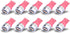 iBrightstar Extremely Bright 3030 Chipsets 168 175 194 2825 W5W T10 Wedge LED Bulbs for License Plate Interior Map Dome Trunk Lights, Purple...