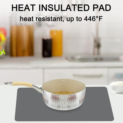 Extra Large Silicone Table Mat, Genuine Food-Grade Silicone Mat for Crafts Kids Dinner Placemat Desk Countertop Waterproof Protector Heat Insulati...