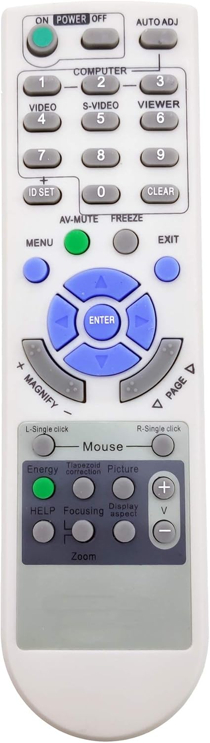 RD-463E Projector Remote Control for Ricoh PJ WX5350N, PJ X5360N, PJ WX5361N, PJ X5371N...