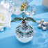 YU FENG 40ml Fancy Empty Crystal Perfume Bottle with Green Dragonfly Stopper Rhinestones Bejewelled Refillable Glass Bottle Containers...