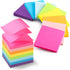 (8 Pack) Pop-up Sticky Notes 3x3 Inches, 8 Bright Colors Super Sticky Notes, Clean Removal, Recyclable, 84 Sheets/pad...