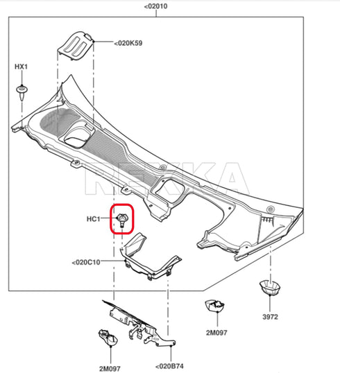 Rexka 10pcs Sight Shield & Trim Push-Type Retainer Compatible with GM 10382313 Cadillac STS, Pontiac Solstice and Saturn Sky 2009-05 Land Rover LR...