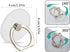 Cell Phone Ring Holder 4 Pcs Transparent Phone Ring Grips Kickstand 360°Rotation Clear Finger Ring Stand Universal Phone Accessories Compatible wi...