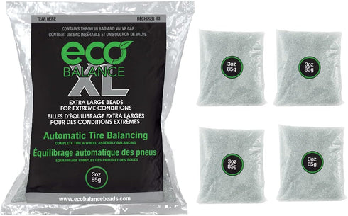 ECO Balance 03-ECOXL4 ECO XL Extreme Condition Tire/Wheel Balancing Beads - Off-Road Vehicles, Light Duty Truck Tires, (4) 3oz Balance Bead Bags, ...