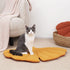 Pet Mat for Small Dogs and Cats - Soft Cotton Bedding with Ginkgo Leaf Design, Machine Washable, 50 x 68cm...