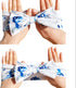 Newborn Swaddle Blanket, Baby Receiving Blanket Wrap with Headband for 0-3 Month Baby Girl and Boy(Blue), One size...