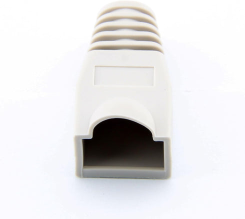 RilexAwhile 50 PCS 10 Colors Soft Plastic CAT5E CAT6 Ethernet RJ45 Cable Cap Connector Boots Plug Cover Strain Relief Boots (50 PCS 10 Colors)...