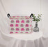 Elephant Print Rectangular Storage Bin Shelf Basket Canvas Fabric Toy Box,Waterproof Coating Nursery Hamper with Handles,Gift Basket for Home,Offi...